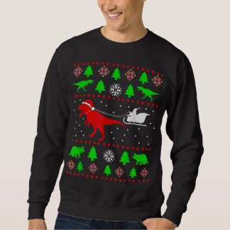 Dinosaur Ugly Weihnachtskraut Kleinkind Kinder Jun Sweatshirt
