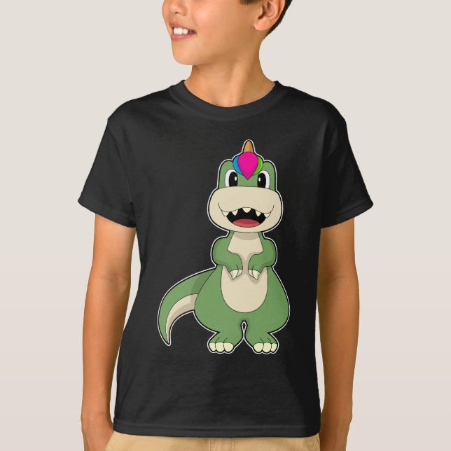 Dinosaur Unicorn T-Shirt (Vorderseite)
