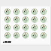 Dinosaur Valentine Sticker (Blatt)