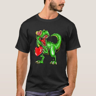 Dinosaur Valentine Trex Valentinstag T-Shirt