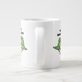 Dinosaur Valentines Jumbo-Tasse (Rückseite)