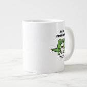 Dinosaur Valentines Jumbo-Tasse (Vorderseite Rechts)