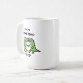 Dinosaur Valentines Kaffeetasse (Vorderseite Links)