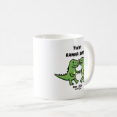 Dinosaur valentines kaffeetasse (VorderseiteRechts)