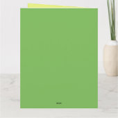 Dinosaur Valentines Karte (Rückseite)