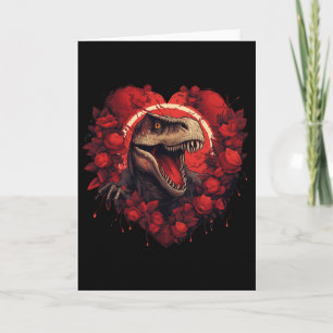 Dinosaur Valentinstag für Männer und Frauen Dino V Karte
