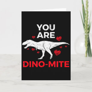 Dinosaur Valentinstag T Rex Geschenk Jungen Mädche Karte