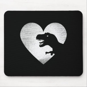 Dinosaur Valentinstag Trex Liebe Dinosaurier Not  Mousepad