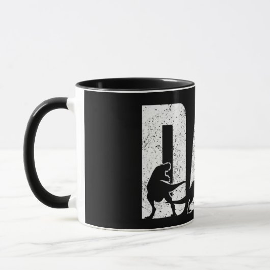 Dinosaur VATER Black Tasse (Links)