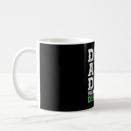 Dinosaur Vater Funny Father Dino Kaffeetasse (Links)
