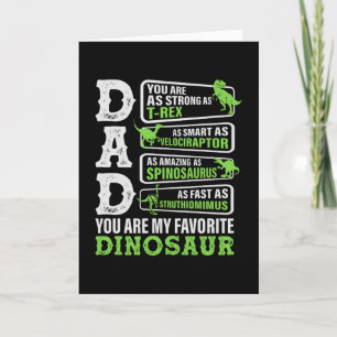 Dinosaur-Vater Lustiger Vater Dino Karte