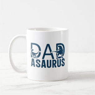 Dinosaur-Vater Vater Asaurus Dino-Fan T Rex Vater Kaffeetasse