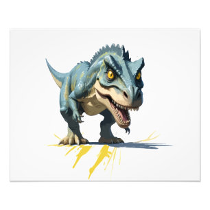 Dinosaur Vector Graphic Art Portrait Animal Spirit Fotodruck