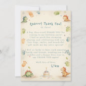 Dinosaur Vielen Dank, dass Sie die Karte 1-a-Sauru (Vorderseite)