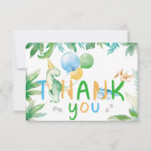 Dinosaur Vielen Dank Karten (Vorderseite)