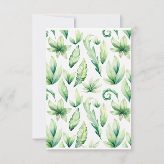 Dinosaur Vielen Dank Karten (Rückseite)