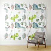 Dinosaur Wandteppich (Beispiel (Horizontal))