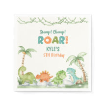 Dinosaur Watercolor Geburtstag