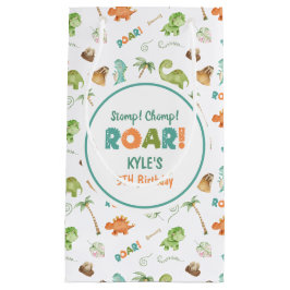 Dinosaur Watercolor Geschenktasche Kleine Geschenktüte