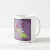 Dinosaur Wedding Tasse (The Dinosaurier) (VorderseiteRechts)