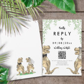 Dinosaur Wedding Website Antwort QR Code