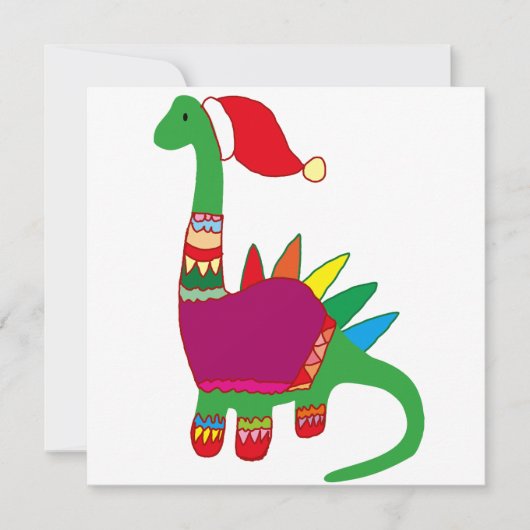 Dinosaur Weihnachten (Vorderseite)