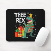 Dinosaur-Weihnachtsbaum-Pyjama-Rex-Reptil-Männer-X Mousepad (Mit Mouse)