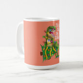 Dinosaur Weihnachtsbaum Rex Men Boys Kinder Kaffeetasse (Vorderseite Links)