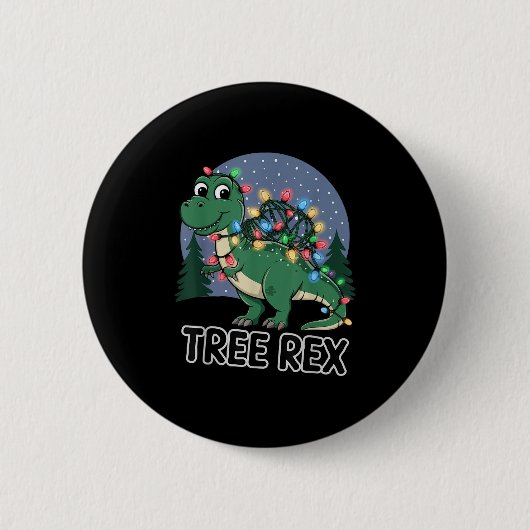 Dinosaur Weihnachtsbaum Rex Pajamas Men Boys Xmas Button (Vorderseite)
