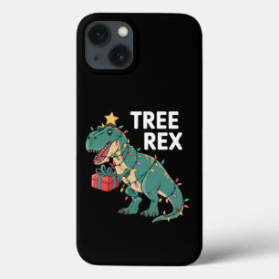 Dinosaur Weihnachtsbaum Rex Schlafanzug Xmas Licht Case-Mate iPhone Hülle