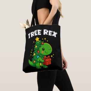 Dinosaur-Weihnachtsbaum T-Rex Süßer Dino Weihnacht Tasche