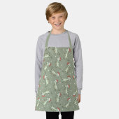 Dinosaur Weihnachtsjunge Weihnachtsmann Dino T-Rex Schürze (Getragen)