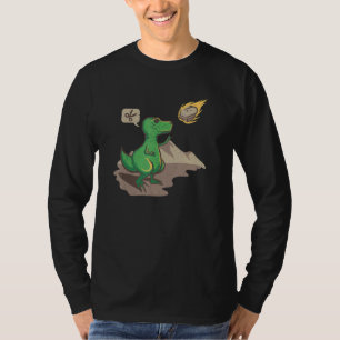 Dinosaur & Welt spielen Schere, Stein, Papier Dino T-Shirt