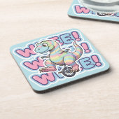 Dinosaur,Whee!!! Getränkeuntersetzer (Linke Seite)