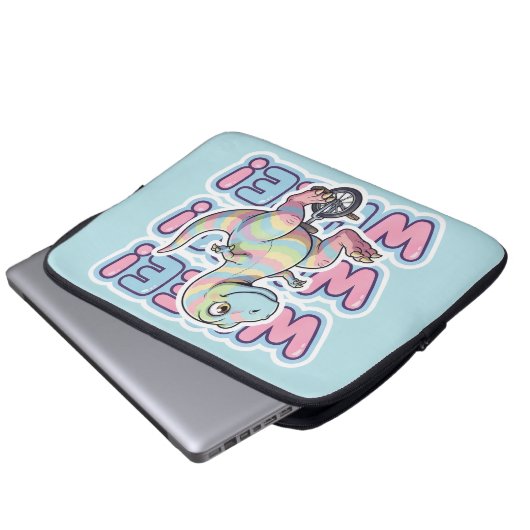 Dinosaur,Whee!!! Laptopschutzhülle (Vorne Knopf)