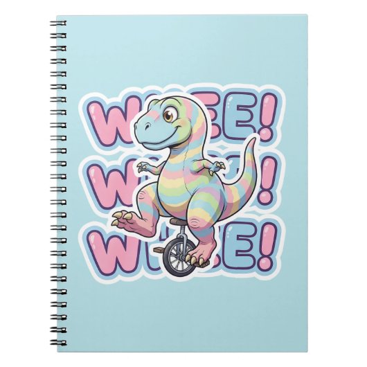 Dinosaur,Whee!!! Notizblock (Vorderseite)