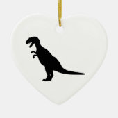 Dinosaur White Keramikornament (Vorne)