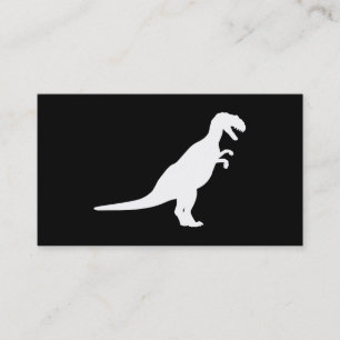 Dinosaur White Visitenkarte