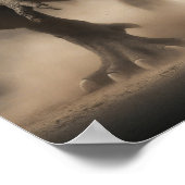 Dinosaur Wild Animal Elegante Dramatisches Porträt Poster (Ecke)