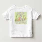 Dinosaur "Wildbruder" Kleinkind T-shirt (Rückseite)