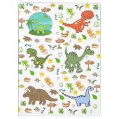 Dinosaur-Wildlife-Clipboard  Klemmbrett (Rückseite)