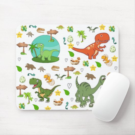 Dinosaur-Wildlife-Mauspad Mousepad (Mit Mouse)