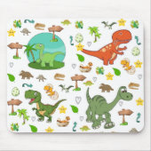 Dinosaur-Wildlife-Mauspad Mousepad (Vorne)