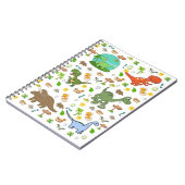 Dinosaur-Wildlife-Spiralblock Notizblock (Linke Seite)