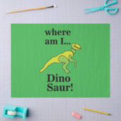 Dinosaur Wo bin ich Lustig Seidenpapier (Basteln)