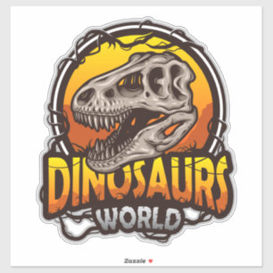 Dinosaur World Stickers Aufkleber