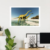 DINOSAUR WORLDRUCK POSTER (Heimbüro)