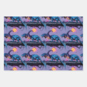 Dinosaur Wrapping Paper - Abstrakte Dino Gift Wrap Geschenkpapier Set (Vorderseite 2)