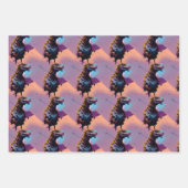 Dinosaur Wrapping Paper - Abstrakte Dinosaurier Ar Geschenkpapier Set (Vorderseite 2)