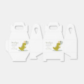 Dinosaur Yellow Green Grey Erster Geburtstag Geschenkschachtel (Ungefaltet)